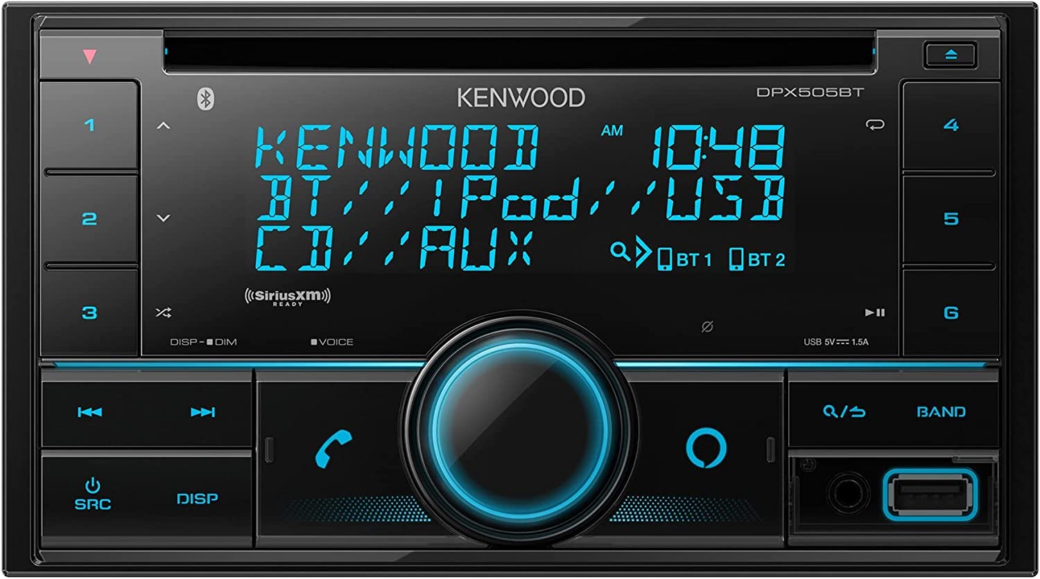 Amazon.com: KENWOOD DPX505BT Double DIN in-Dash CD Car Stereo. AM